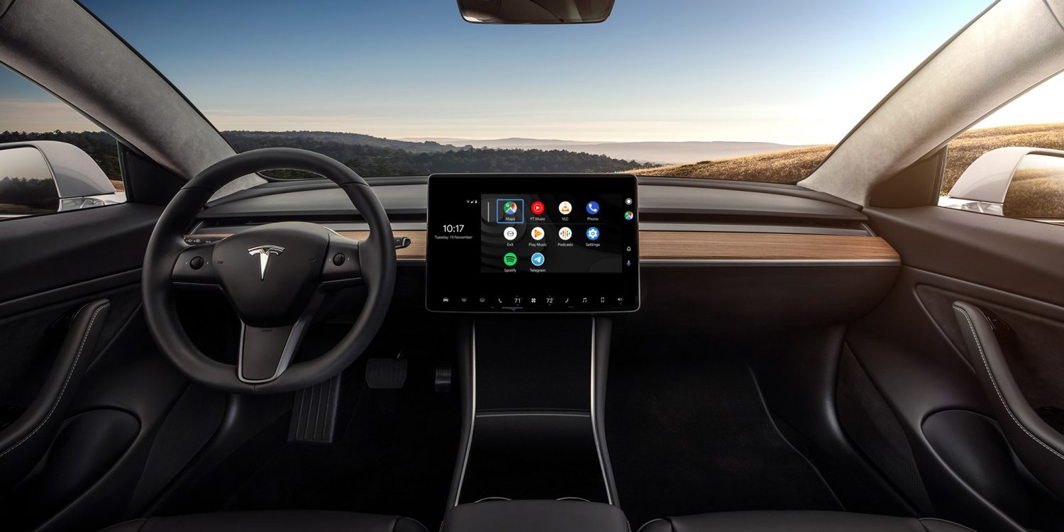 Как использовать Android Auto на Tesla