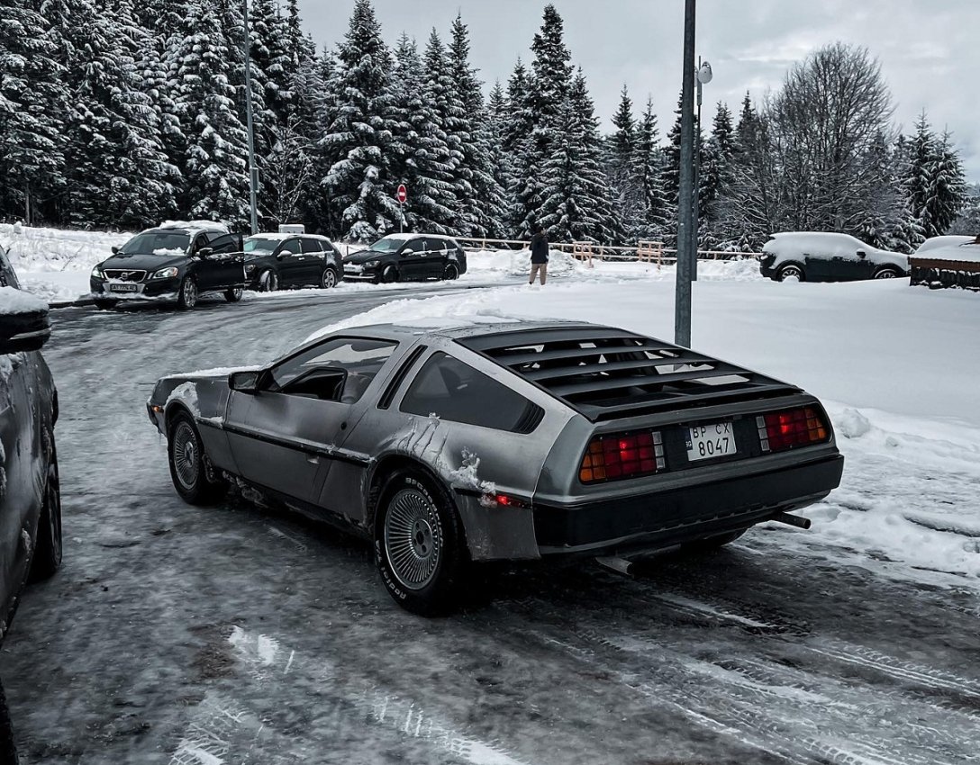 В Карпатах заметили культовый DeLorean DMC-12 (такой, как в фильме «Назад в  будущее»)