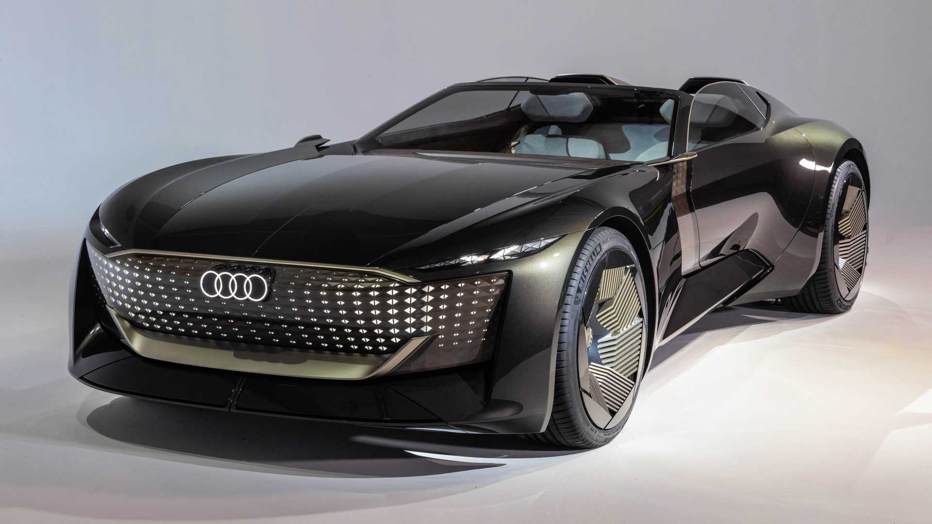 Блонди отправляется в поездку на Audi Skysphere 2021, видео