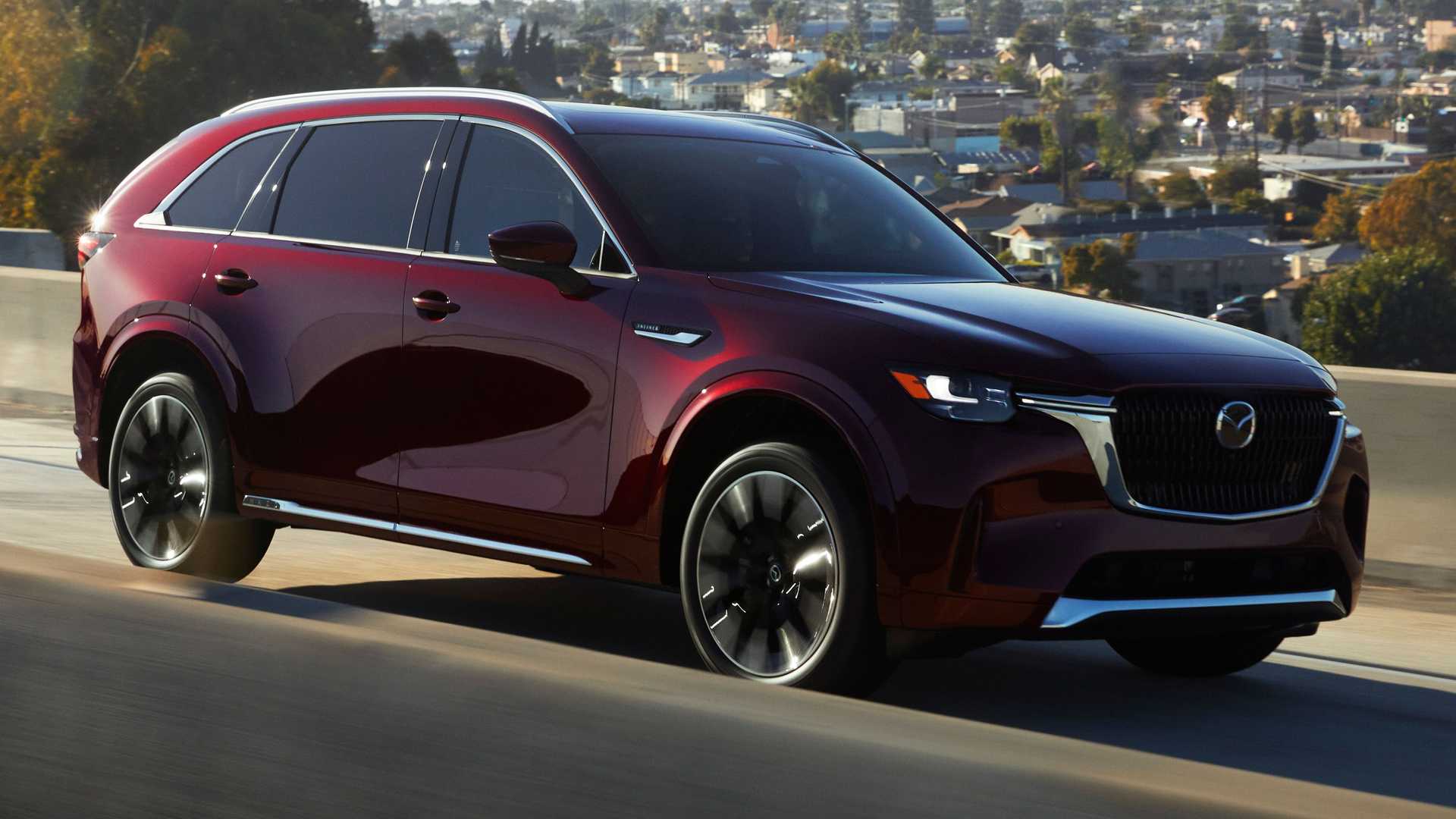 Это новый большой кроссовер Mazda CX-90